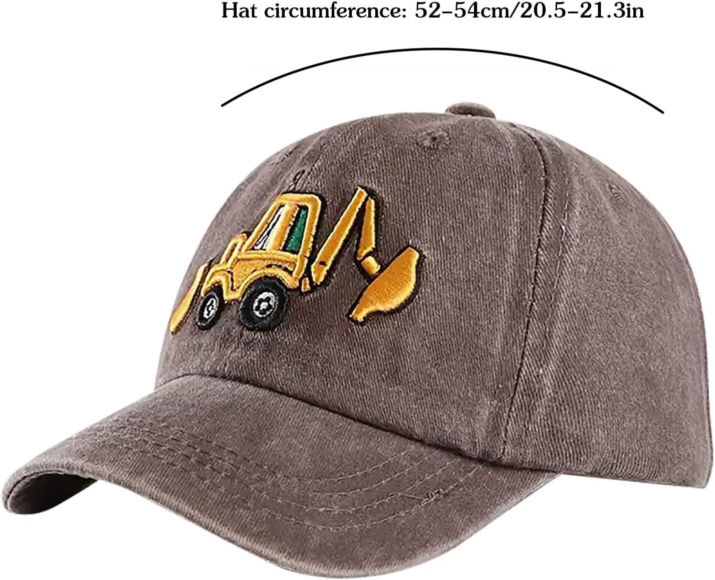 Thumbnail 6 de Kids excavator embroidered baseball cap with adjustable metal closure (age 2–8)