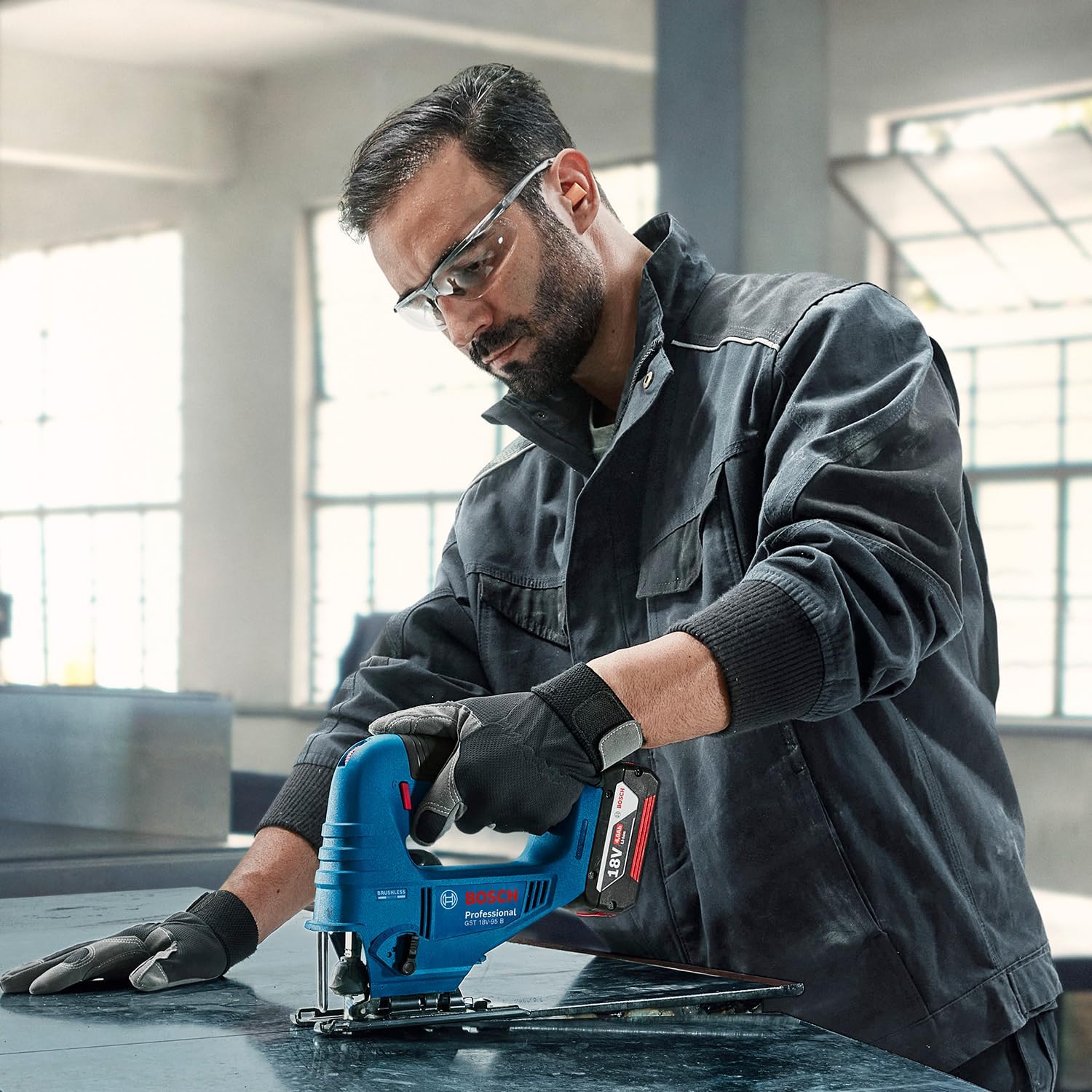 Thumbnail 4 de Bosch Professional 18V System cordless jigsaw GST 18V-95 B (without battery/charger)