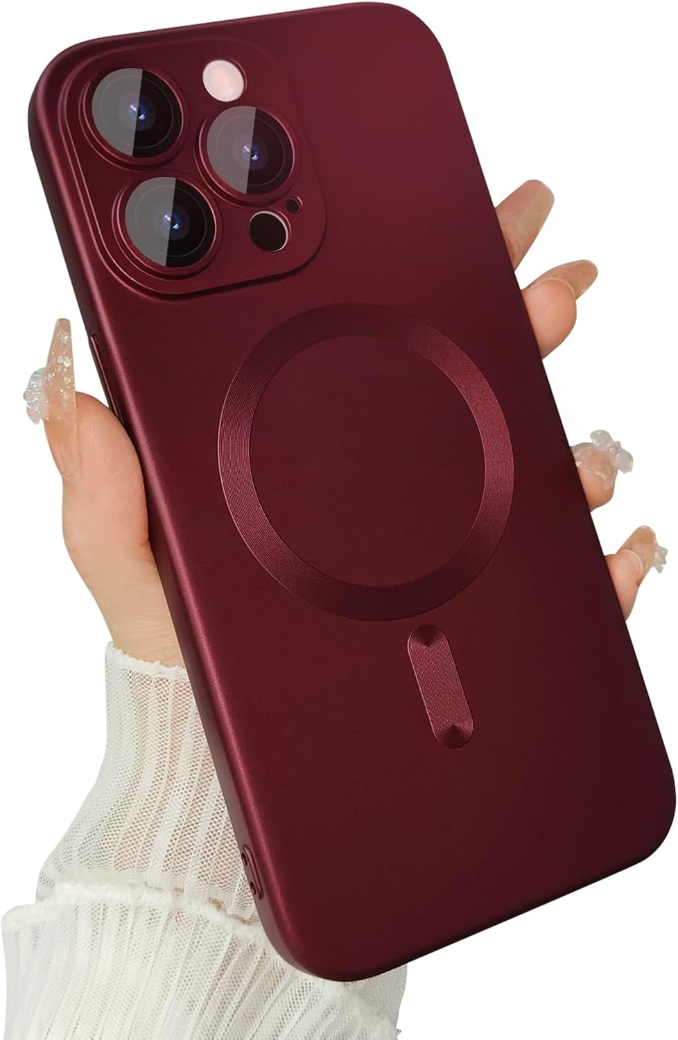 Detalle de ankofave Magnetic iPhone 15 Pro Max Case 6.7" 🍎