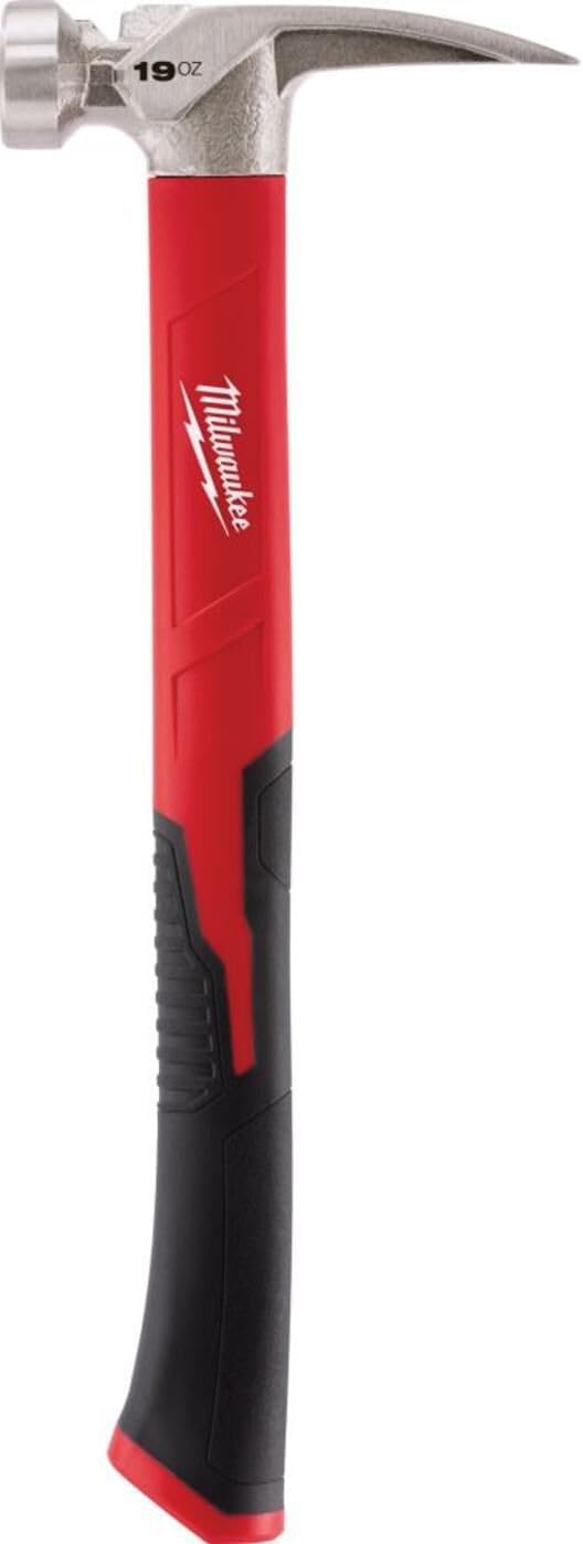Detalle de Milwaukee 48-22-9316 クロー付きハンマー 19オンス、グラスファイバーハンドル・一体型マグネット