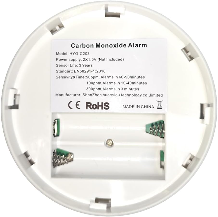 Detalle 1 de Détecteur monoxyde de carbone EN50291 85dB