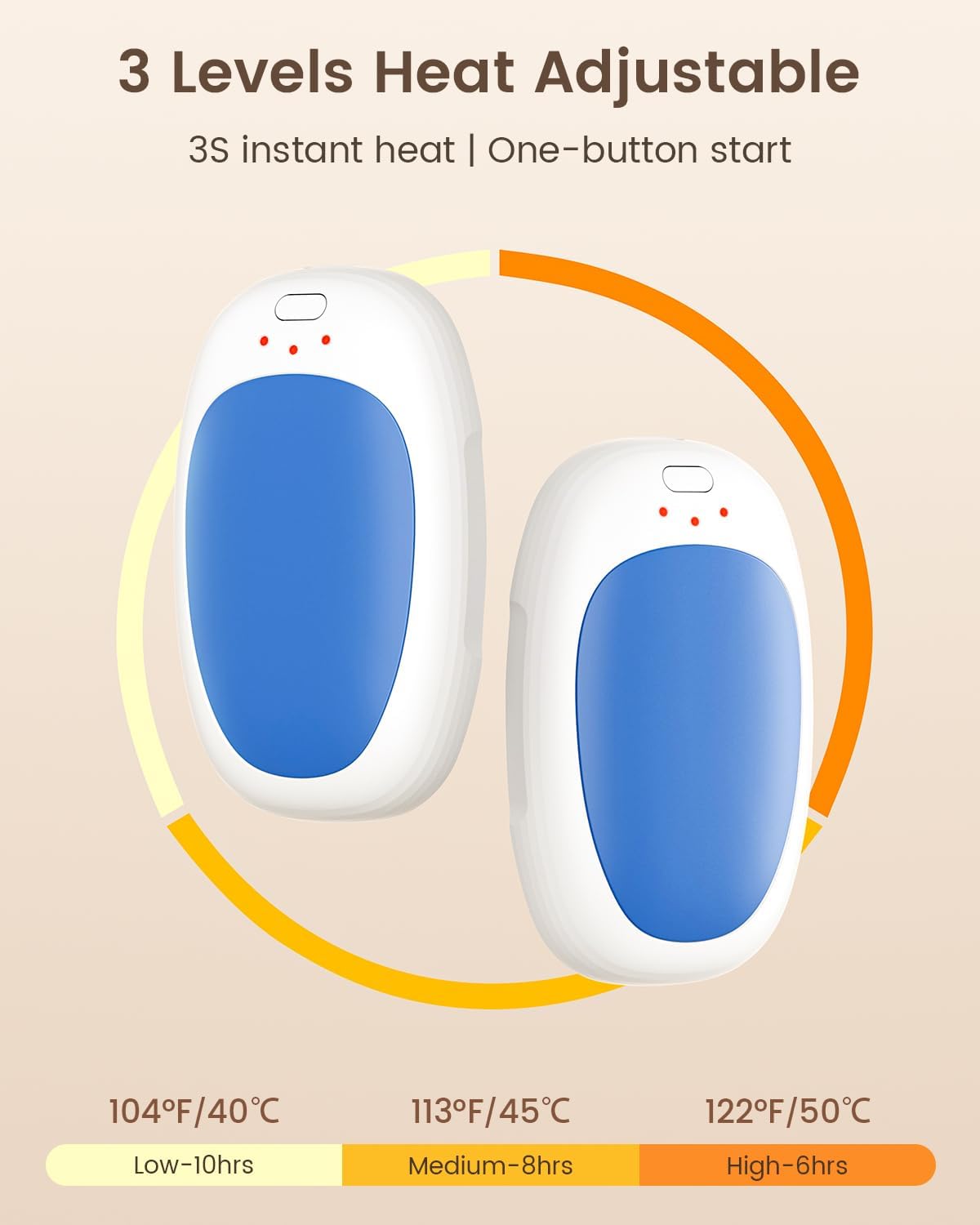 Thumbnail 1 de gabless Hand Warmers 2 Pack rechargeable hand warmer