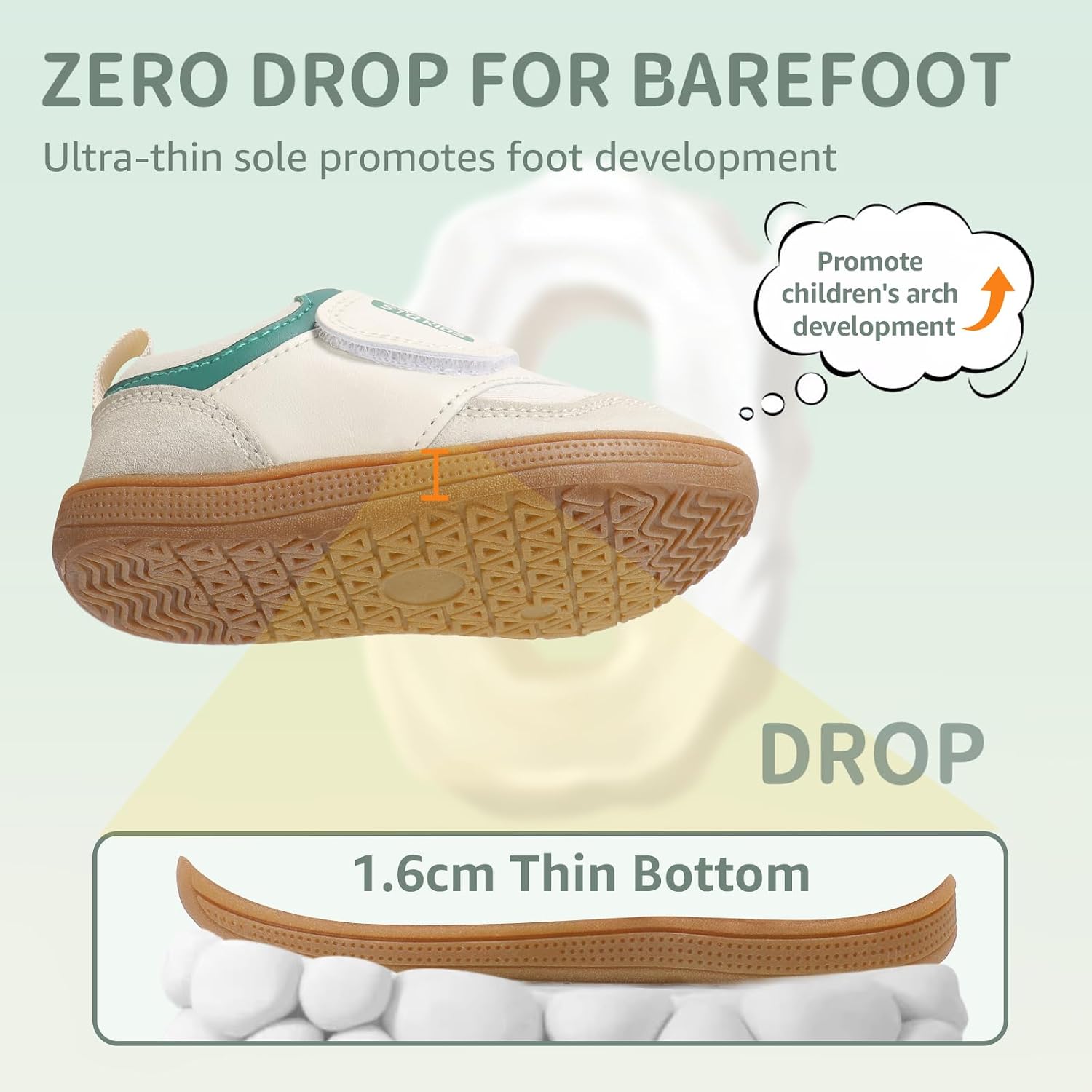 Detalle de STQ Kids Toddler Sneakers with PU Upper