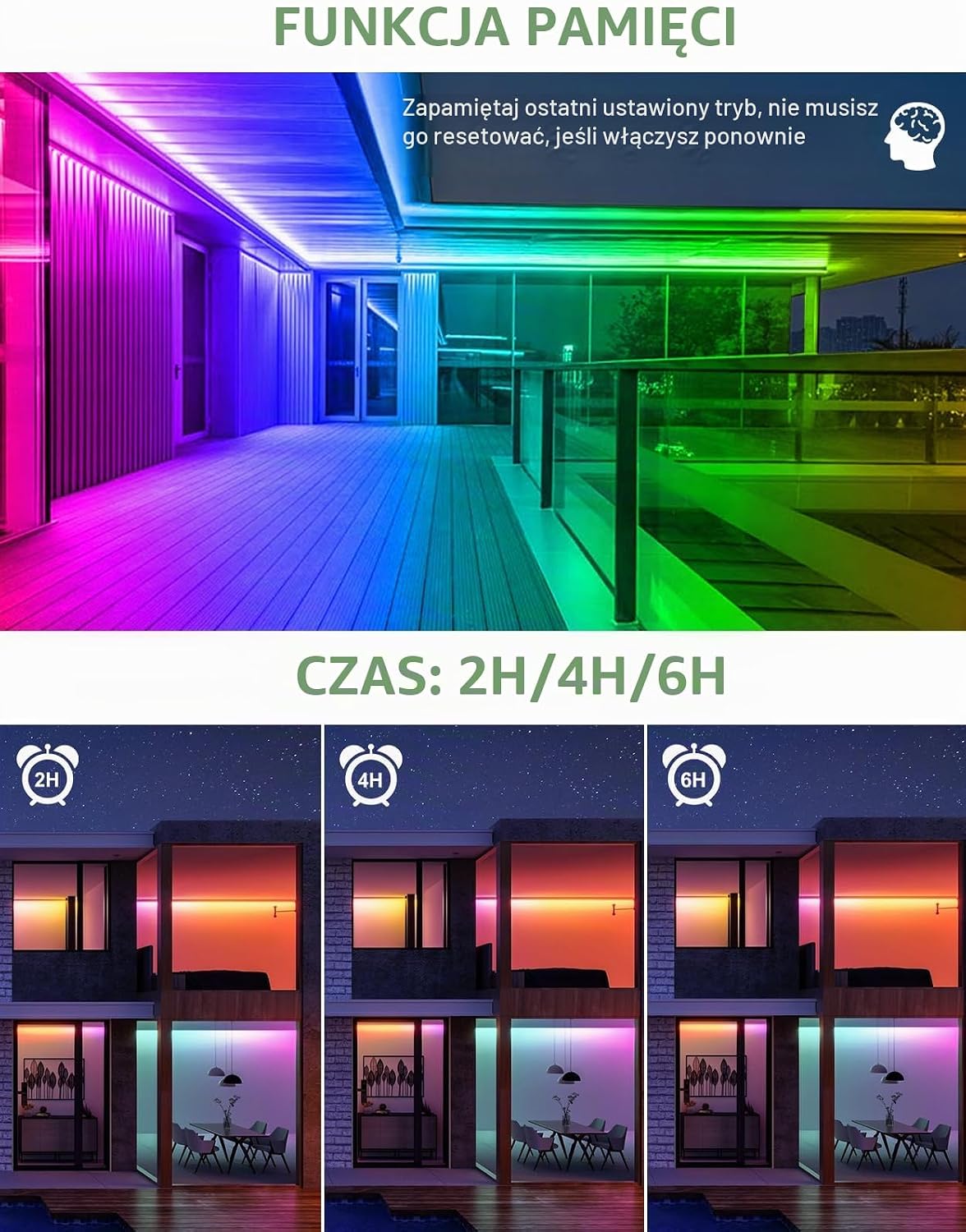 Detalle 2 de CLY FLA025 – zestaw 2 naświetlaczy LED RGB 25 W, pilot, IP66
