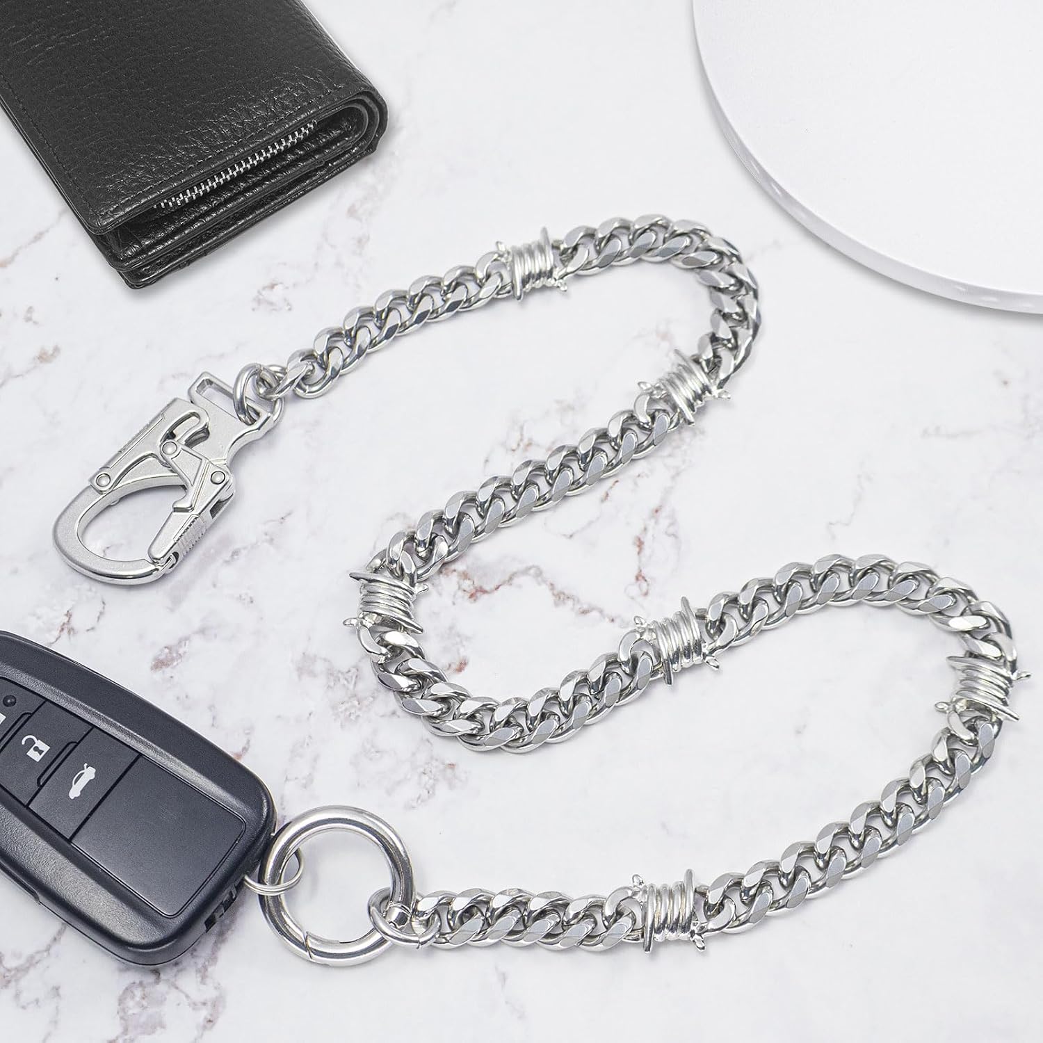 Thumbnail 6 de Ahiller Wallet Chain with Double Lock Carabiner