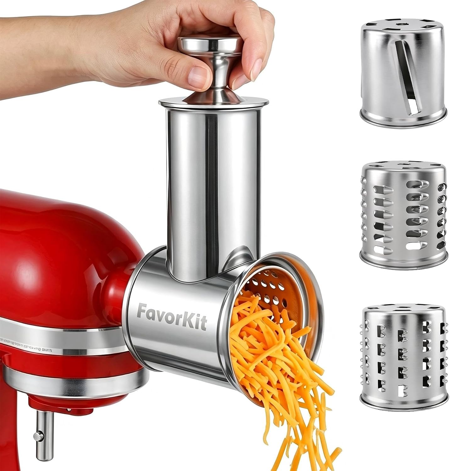 FavorKit Slicer Shredder Attachment 3 blades
