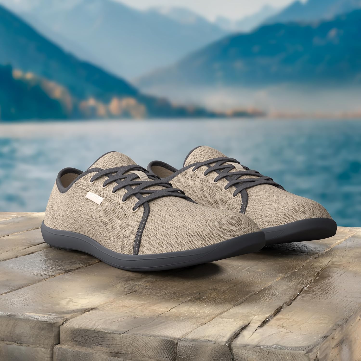 Detalle 2 de WHITIN Men’s Amphibious Water Shoes with Quick-Drying Mesh and Zero-Drop Footbed