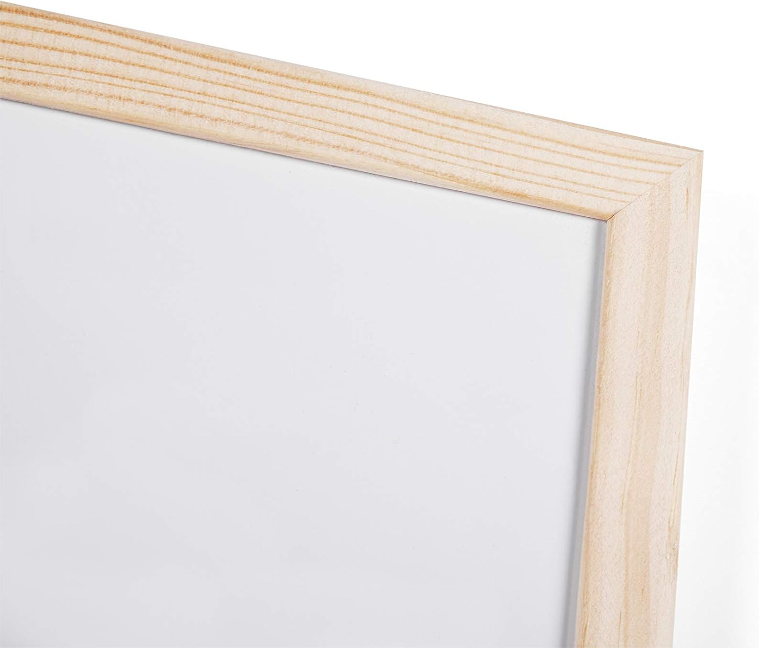 Thumbnail 3 de Bi-Office Budget - Tableau Blanc Magnétique 40 x 30 cm avec cadre en bois (1 marqueur + 2 aimants)