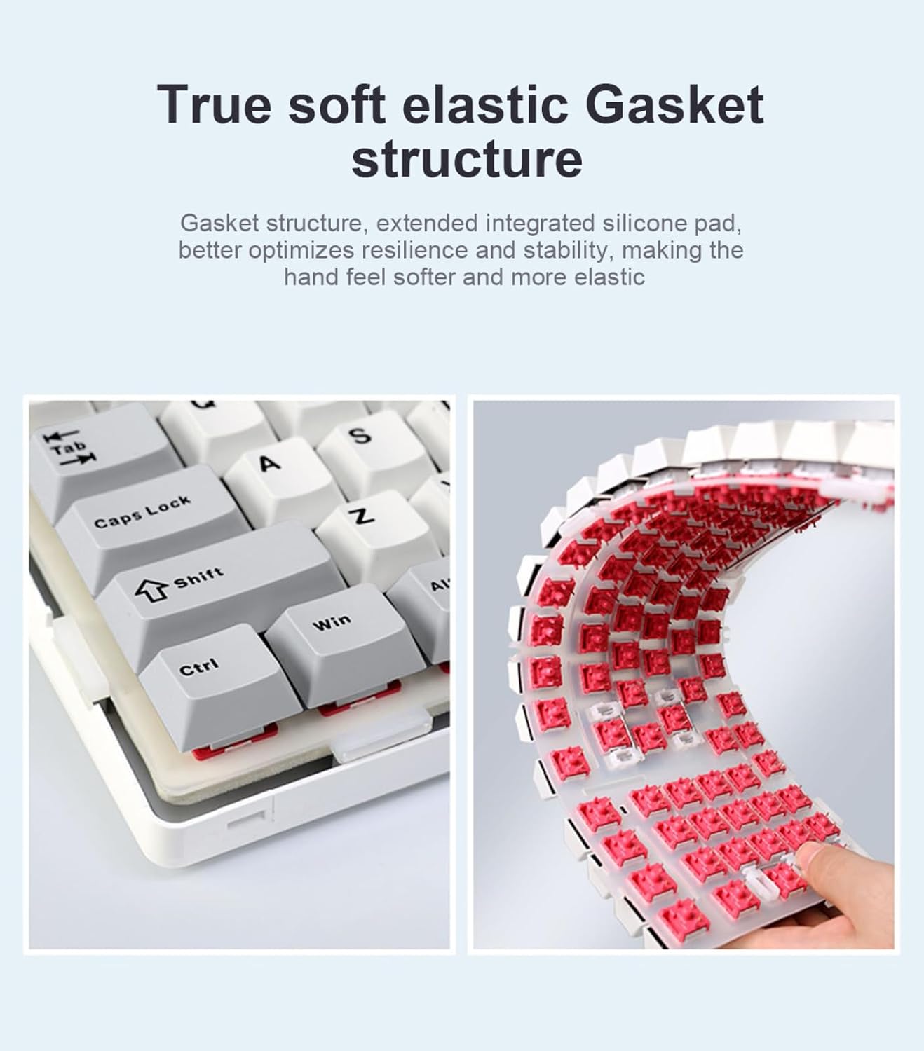 Detalle 2 de AULA F99 Pro Wireless Mechanical Keyboard