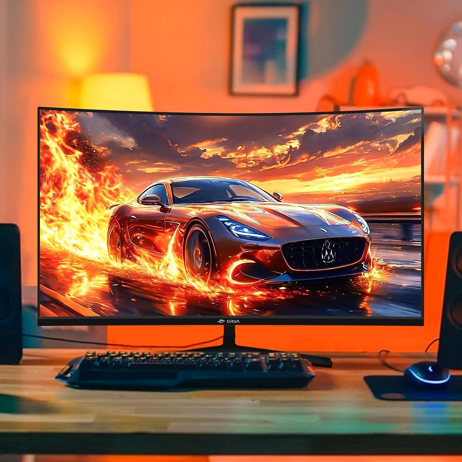 Thumbnail 6 de CRUA 24” 240Hz Curved FHD Gaming Monitor