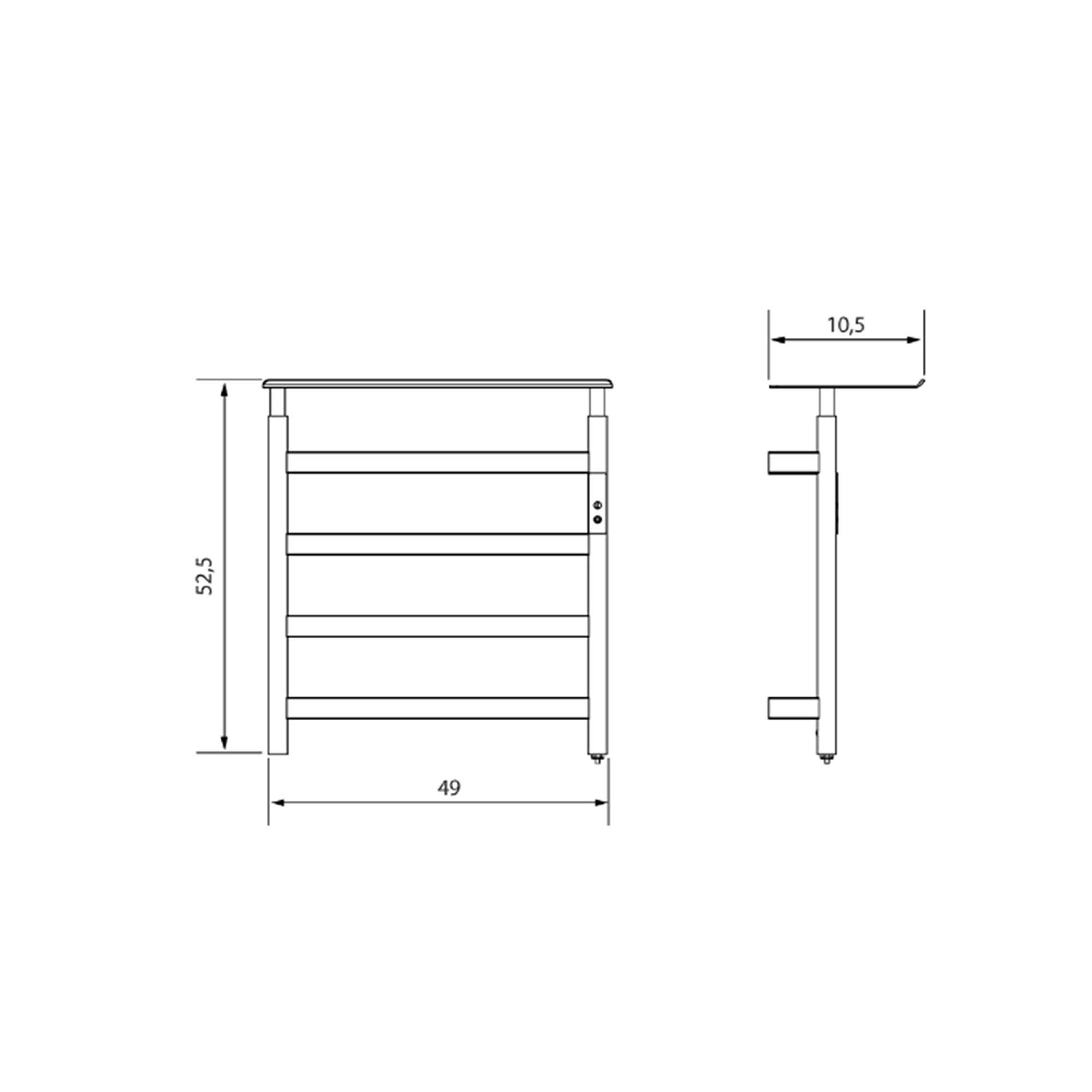 Thumbnail 1 de Manillons Torrent Toallero eléctrico con repisa