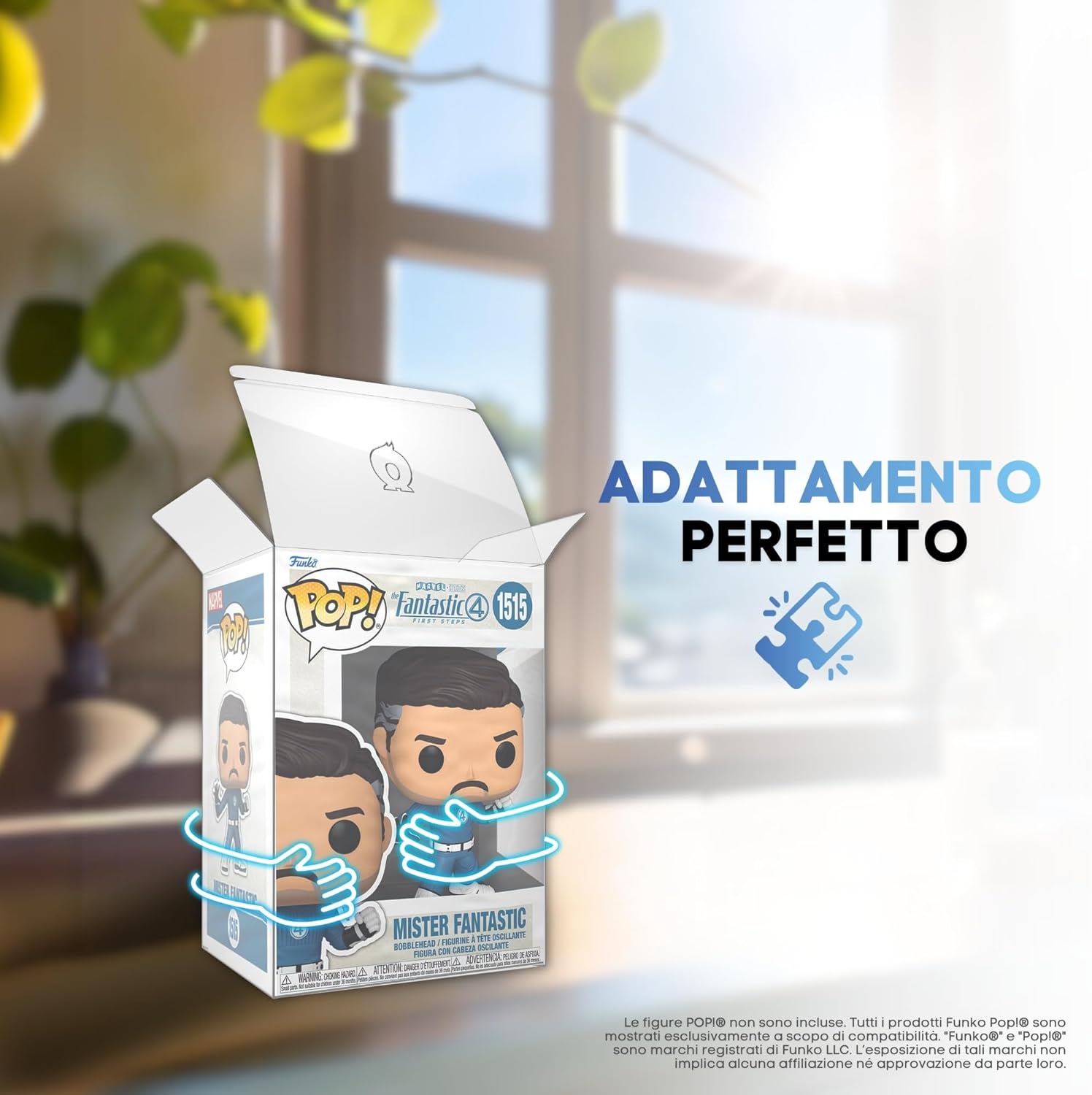Detalle 2 de Confezione da 20 Protettori GOLD per Funko Pop 4'' – Protezione da 0,5 mm con filtro UV