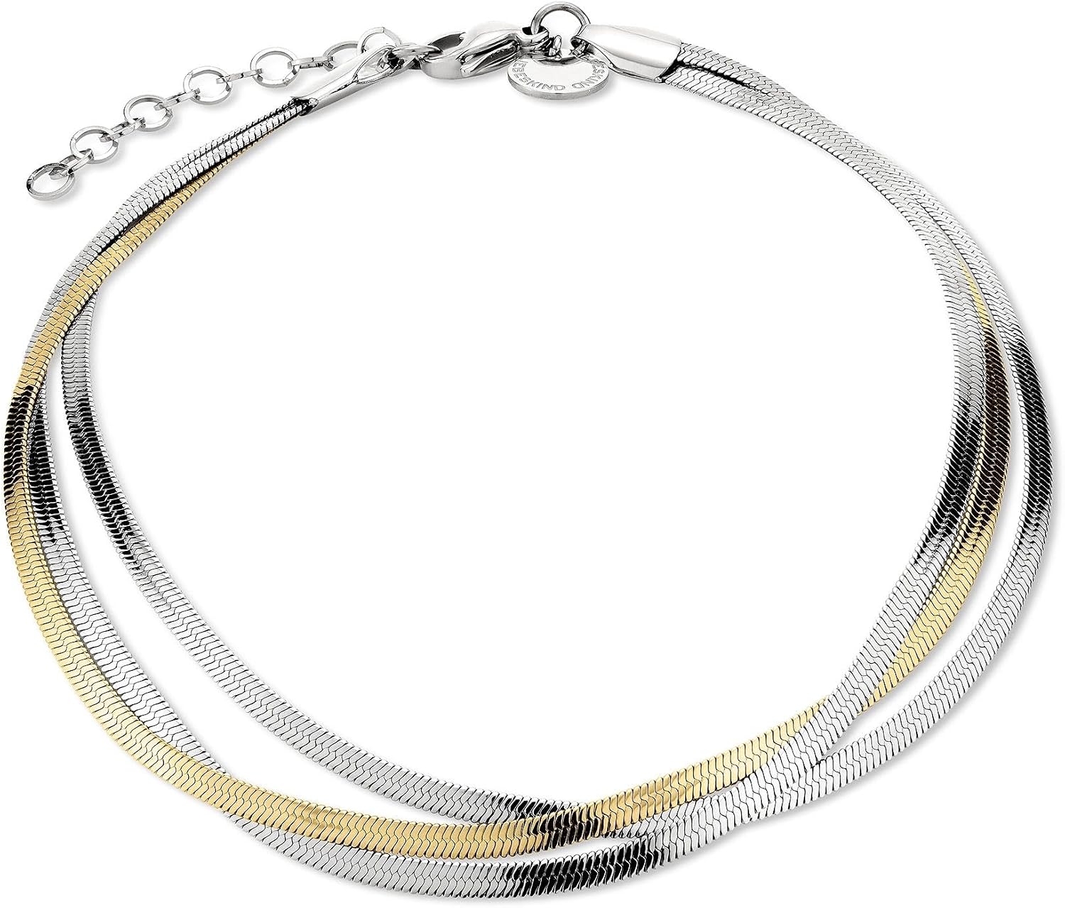 Detalle de LIEBESKIND BERLIN Sleekchain Damen-Armband aus Edelstahl – größenverstellbar (21,5 cm) mit Karabinerverschluss