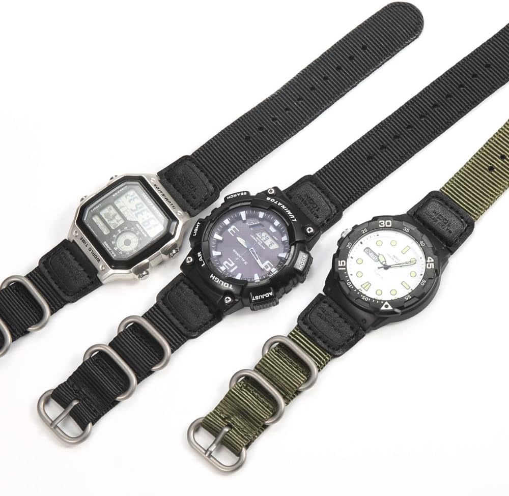 Thumbnail 4 de XBHSW Nylon Armband Casio 18 mm