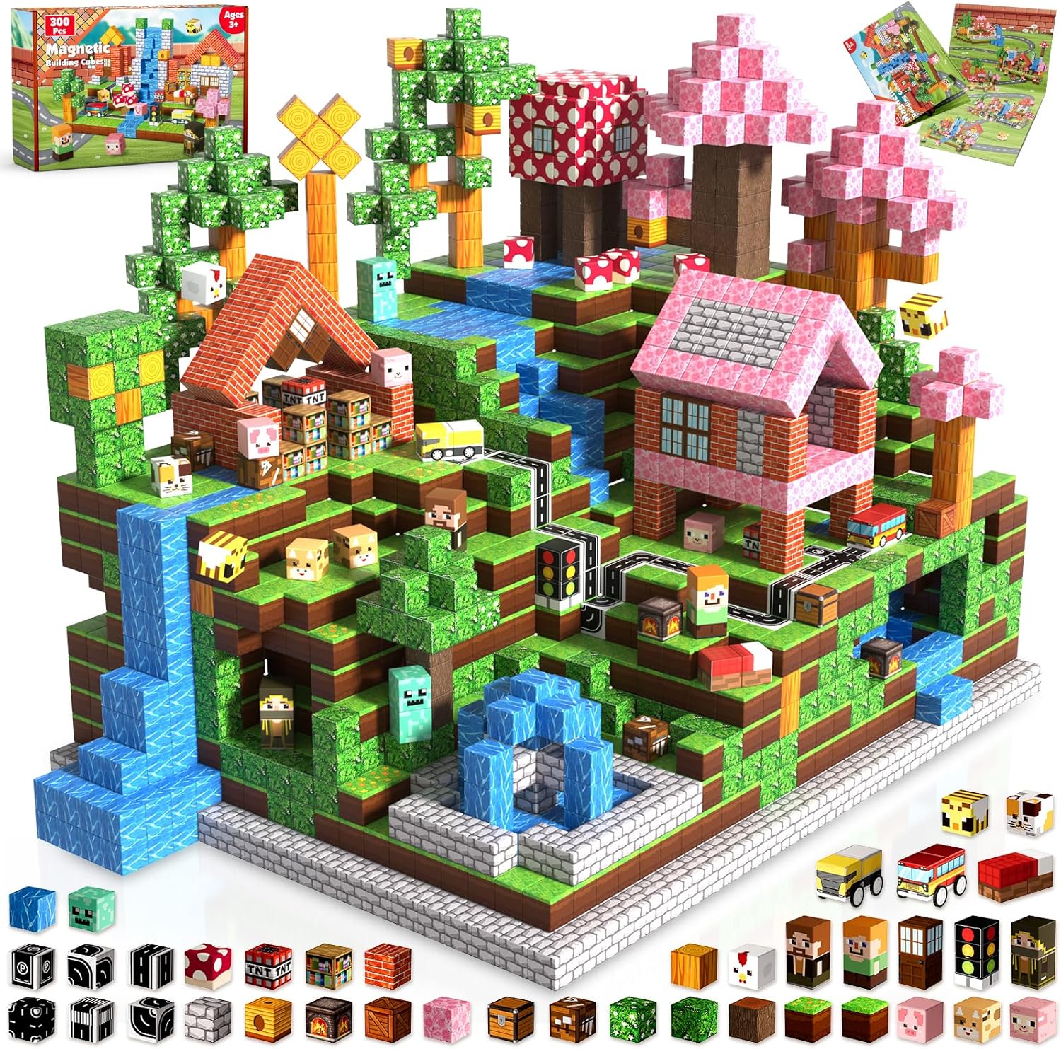 Detalle de Annexfun Magnetic Blocks 300PCS STEM