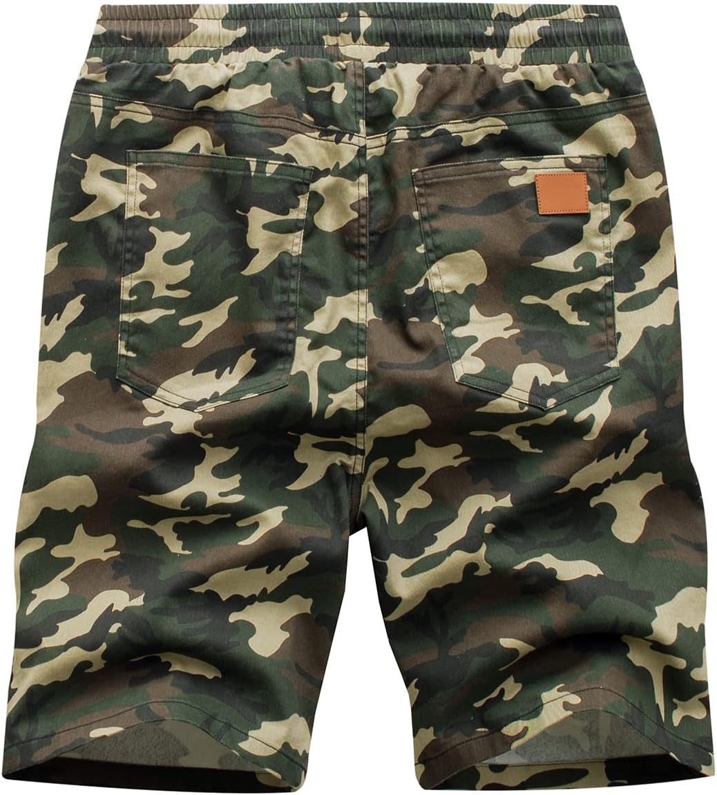 Thumbnail 3 de JMIERR Mens Casual Shorts cotton chino stretch