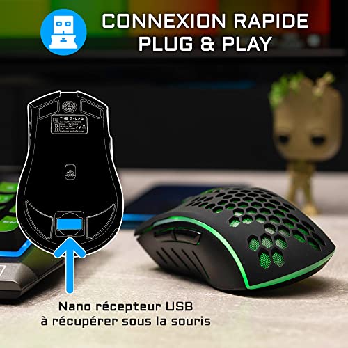 Thumbnail 3 de The G-Lab Combo Tungsten: Clavier et Souris Gaming Sans Fil, RGB et Performance