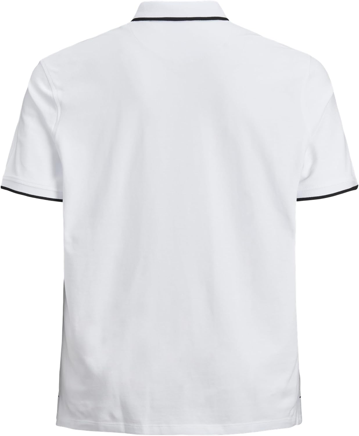 Detalle de Jack & Jones JJepaulos Polo Ss Noos Pls, Polo de Manga Corta para Hombre, White Detail:ps, 5XL Grande