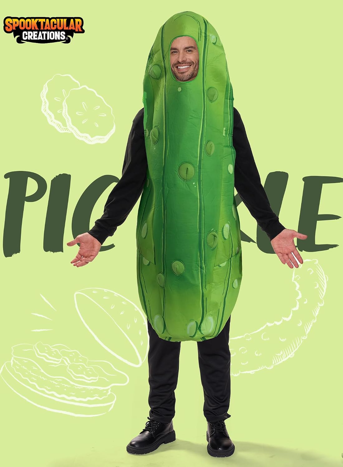 Detalle 2 de Pickle Jumpsuit Spooktacular Creations Kostüm 🎭