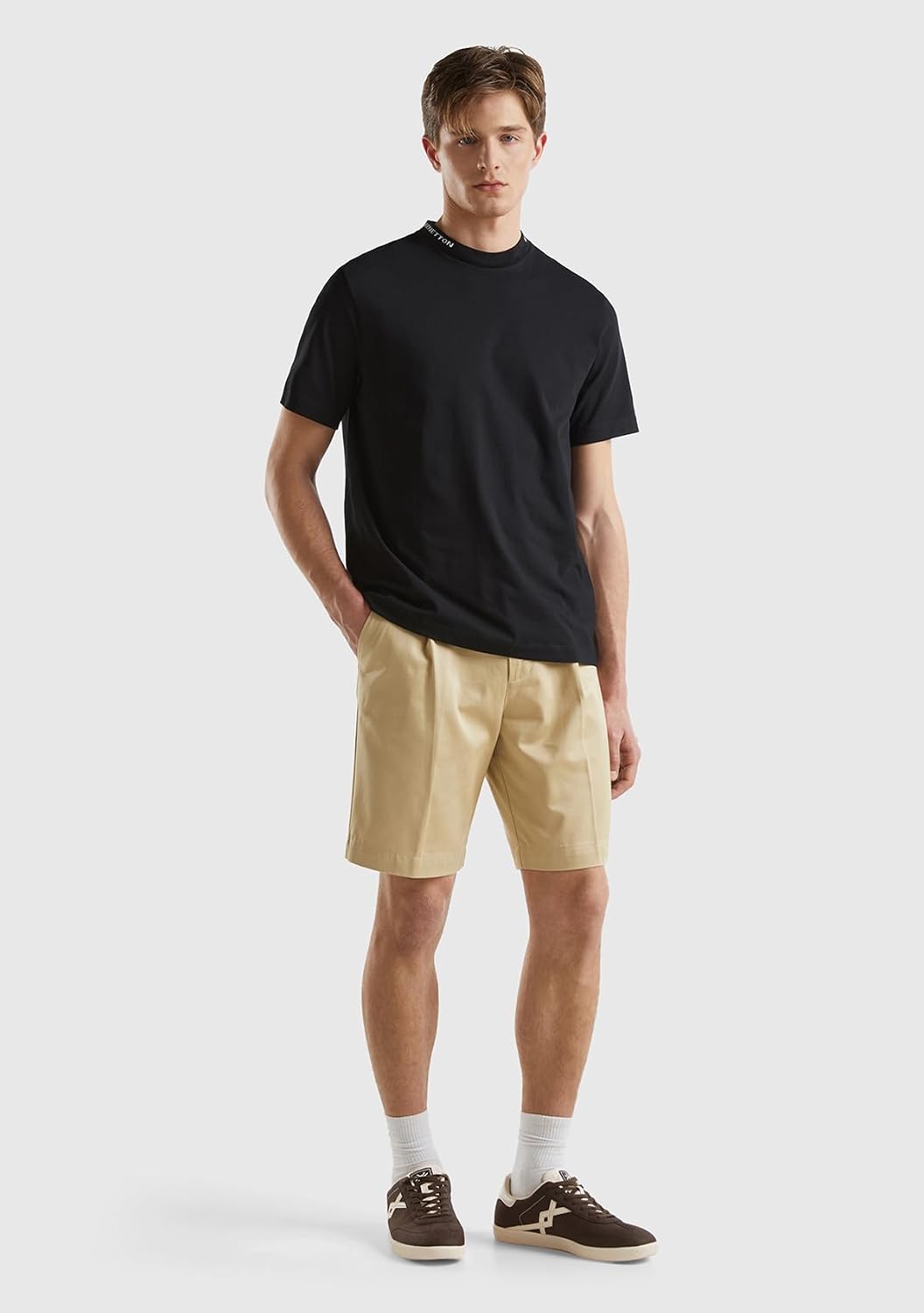 Detalle de Shorts Homme United Colors of Benetton – Chino coton droit et confortable
