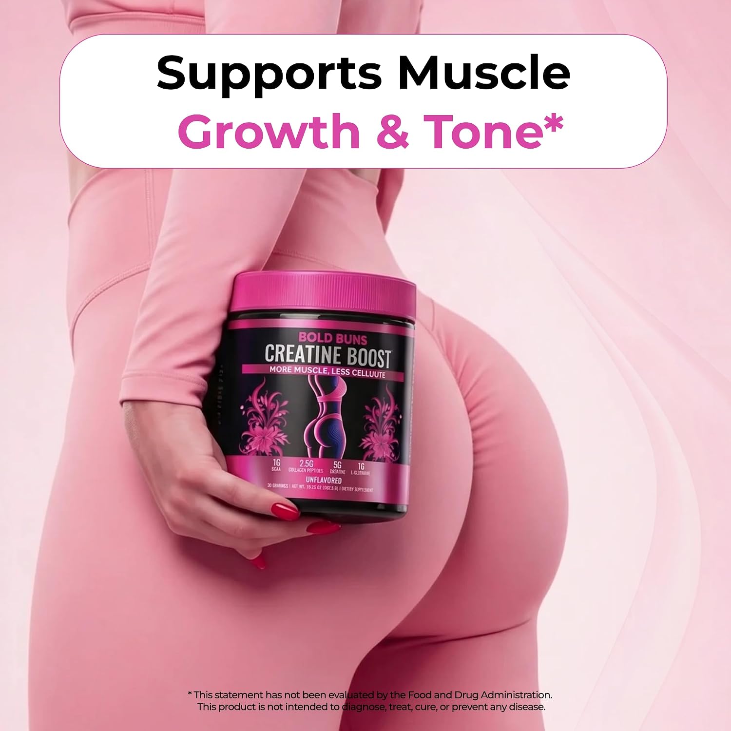 Thumbnail 1 de Bold Buns Creatine for Women Powder with Collagen, BCAAs & L-Glutamine