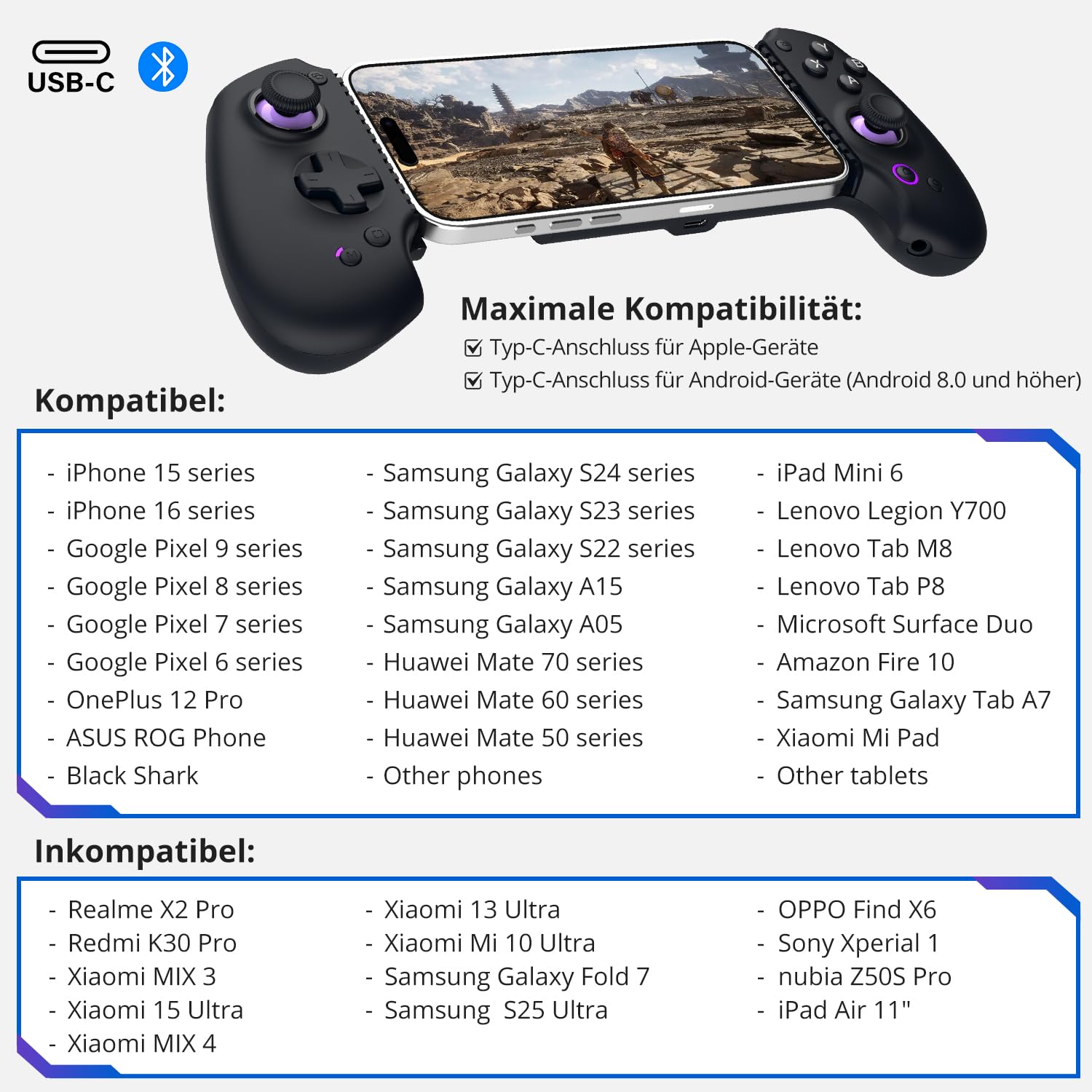 Thumbnail 3 de abxylute S9 Gaming-Controller 250 g