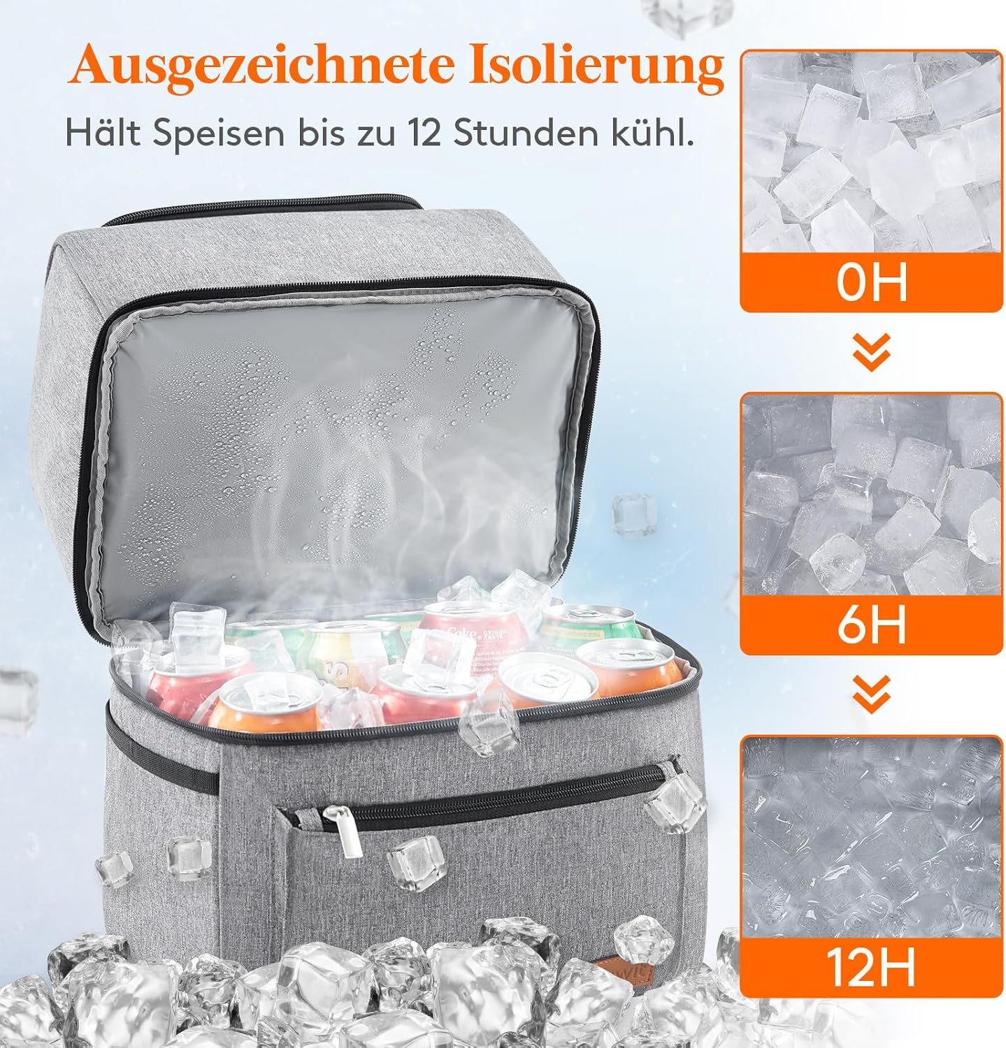 Detalle 2 de Lifewit 21 L Kühltasche 30 Dosen