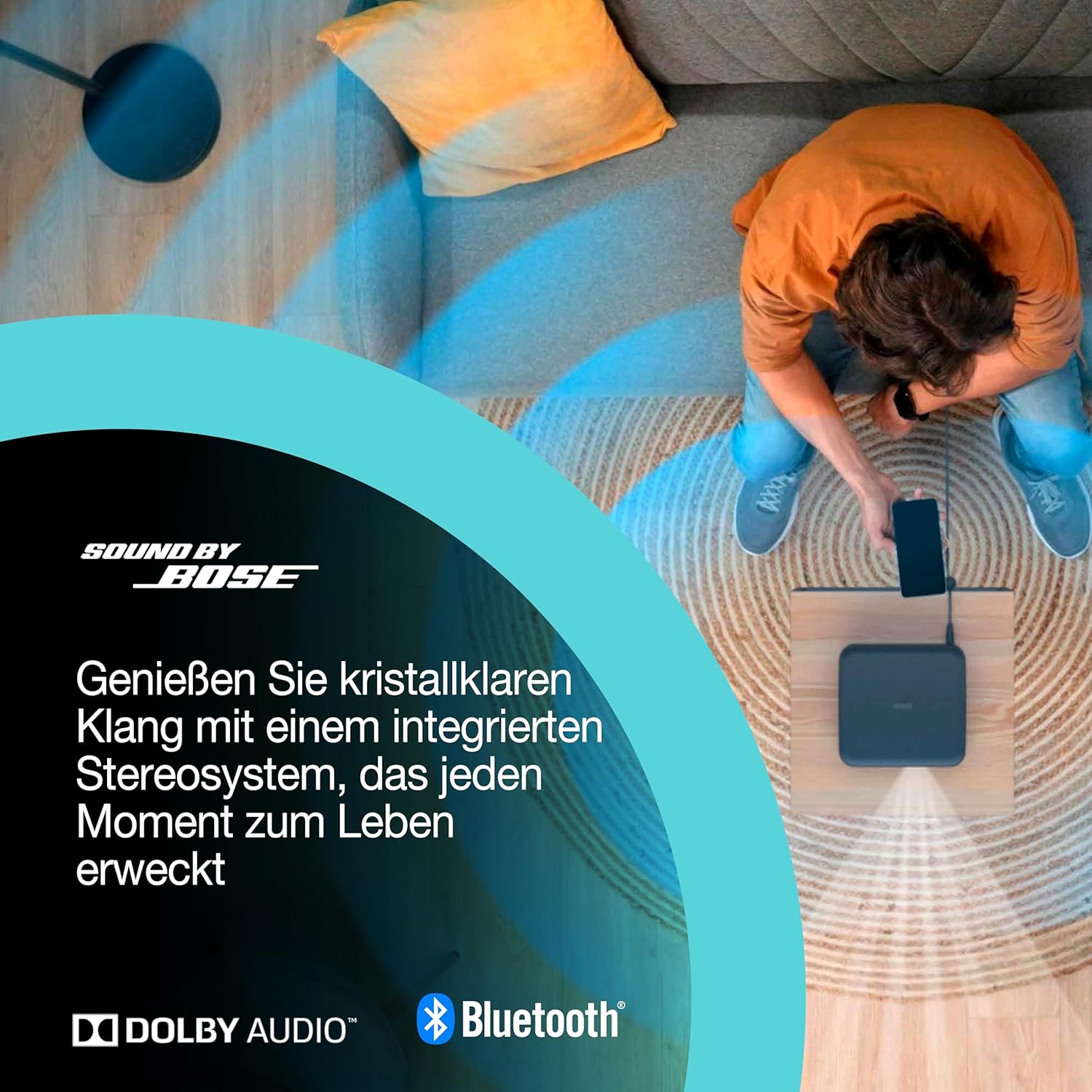 Thumbnail 6 de Epson Lifestudio Pop Plus EF-62B: Tragbarer 4K Pro UHD Smart-Projektor mit Bose Sound und Google TV