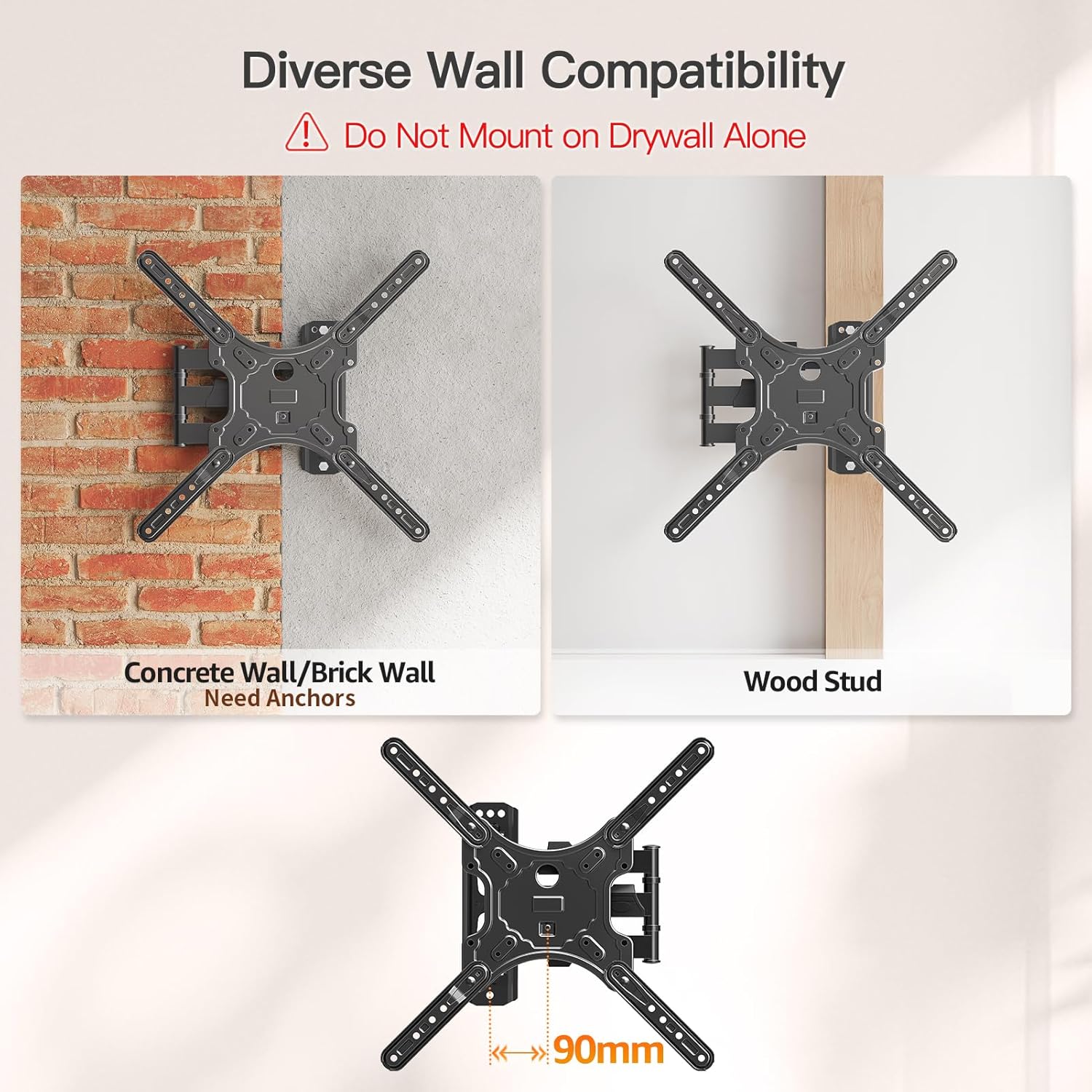 Thumbnail 6 de ELIVED EV009 TV wall bracket 26-60 inch