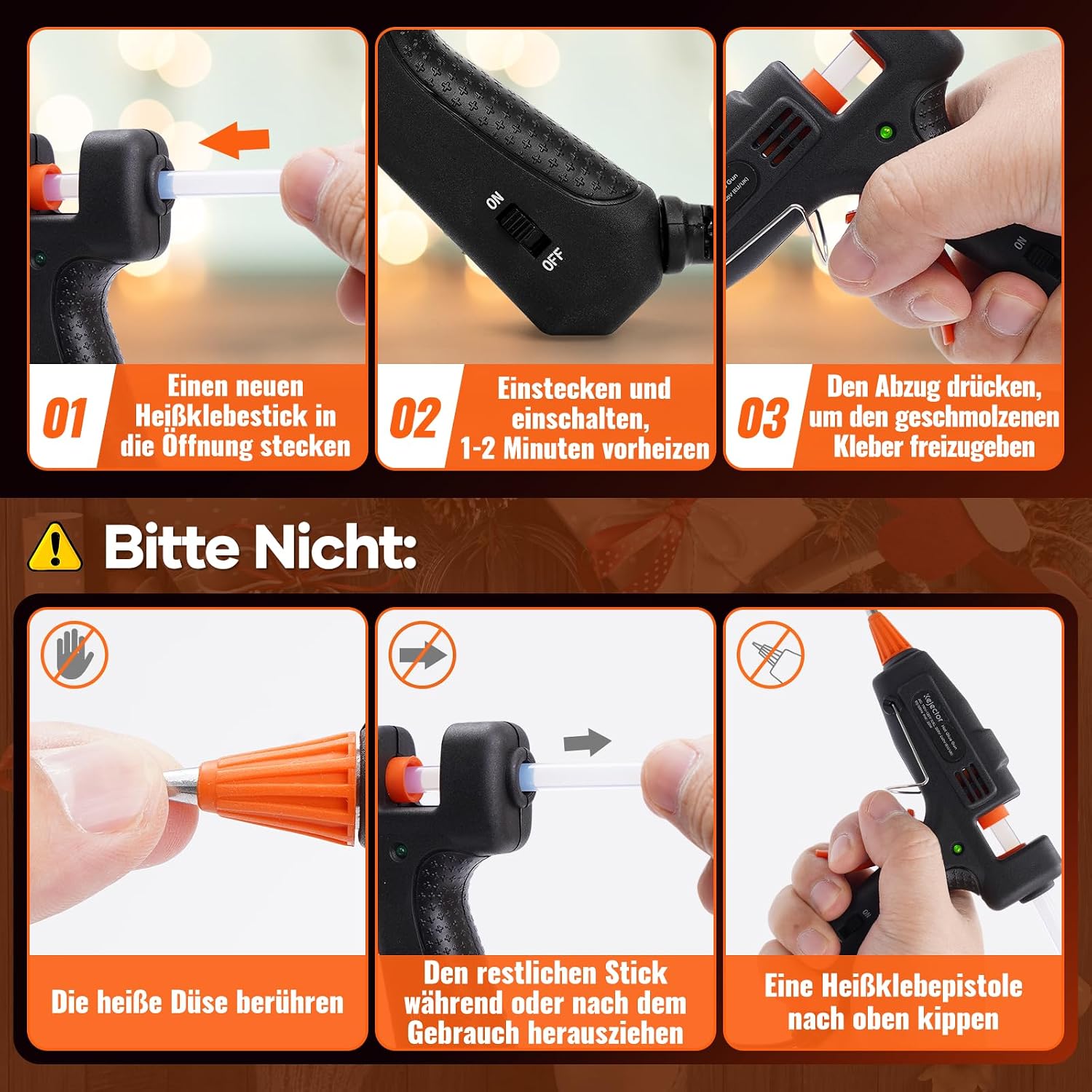 Thumbnail 5 de Kejector Feuerfest Heißklebepistole 20W