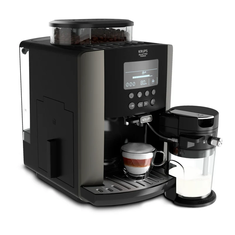 Detalle de Krups Arabica Latte EA819E10 ☕ Cafetera Espresso Automática