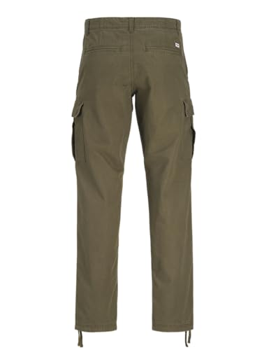 Detalle 2 de JACK & JONES Jpstkane Cargo Pant Noos Hombre 🌿 - Noche de Oliva