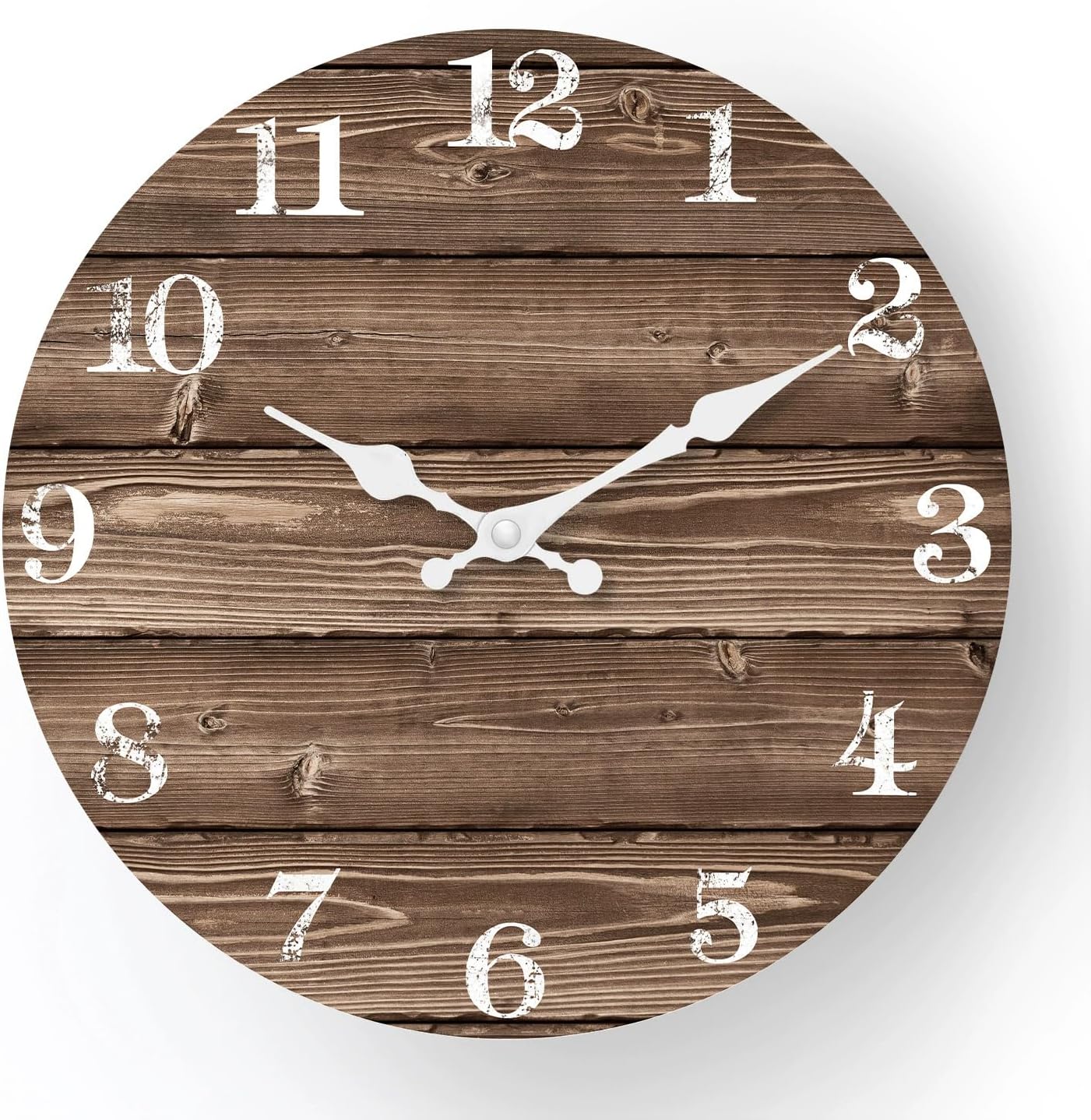 Thumbnail 6 de COMTEX Minimally Modern Olive Green Wall Clock (12 inch) – Quiet Quartz Living Room Clock