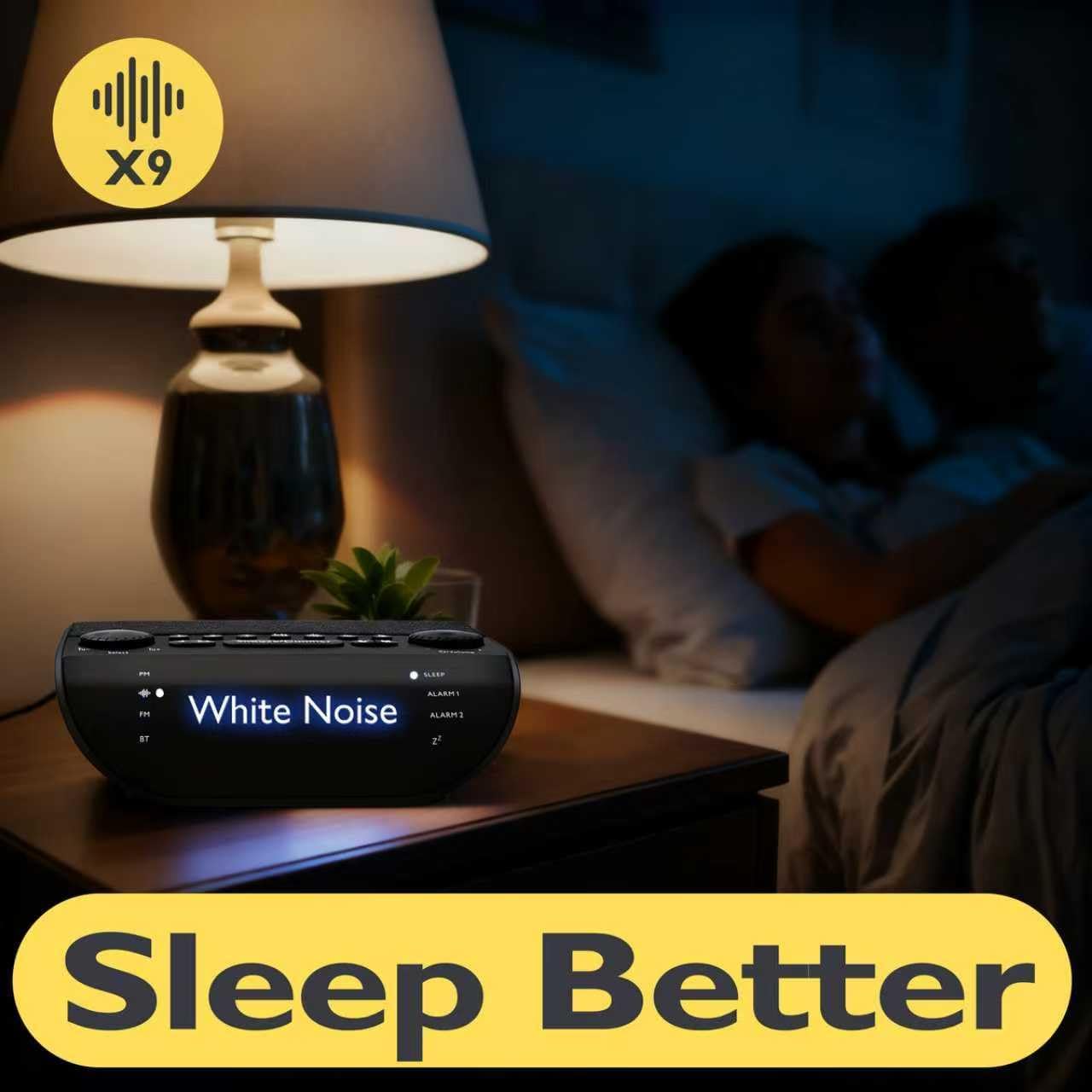 Detalle 2 de MangoKit UP-Max FM Alarm Clock 90dB