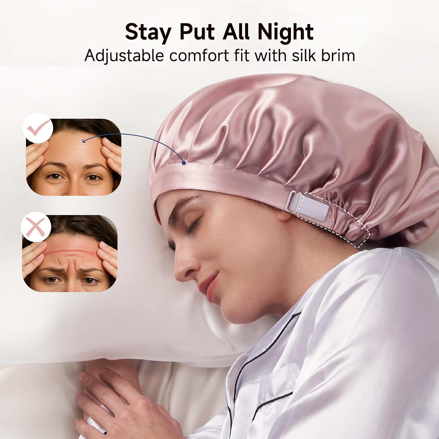Thumbnail 4 de Kaome 22 Momme Silk Bonnet for Sleeping ๐ค