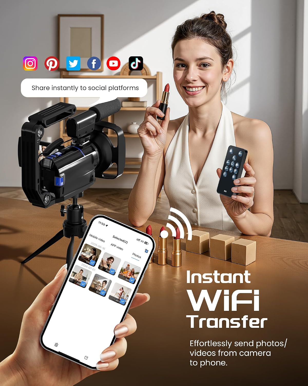 Detalle 2 de 5K Video Camcorder