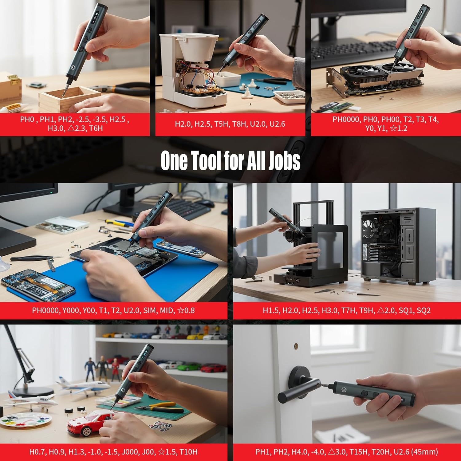 Thumbnail 6 de Koeutoze Mini electric screwdriver set 78-in-1