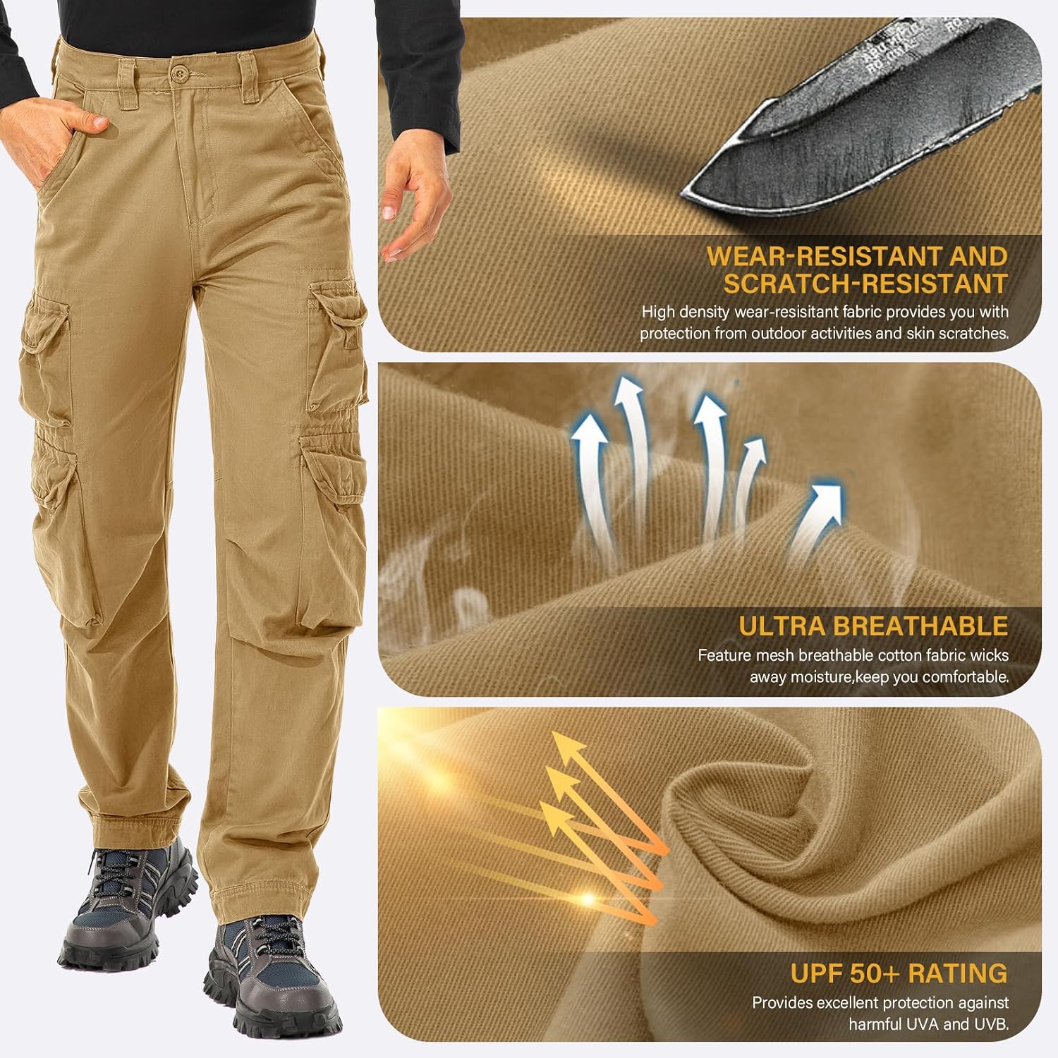 Detalle de Faysfad cargo trousers with 10 pockets