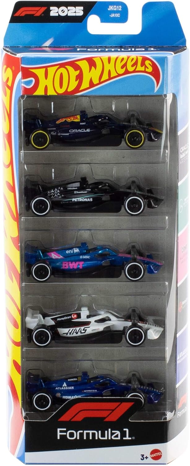 Thumbnail 5 de Hot Wheels F1 1:64 5er-Pack JLN11