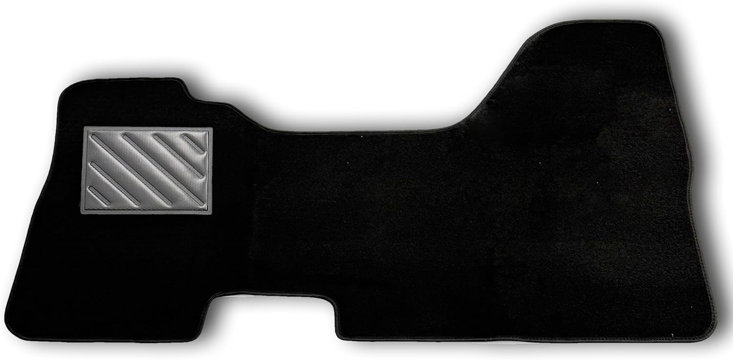 Tappetini su misura Iveco Daily II (2000-2006) in gomma rinforzata con velcro e battitacco antiscivolo