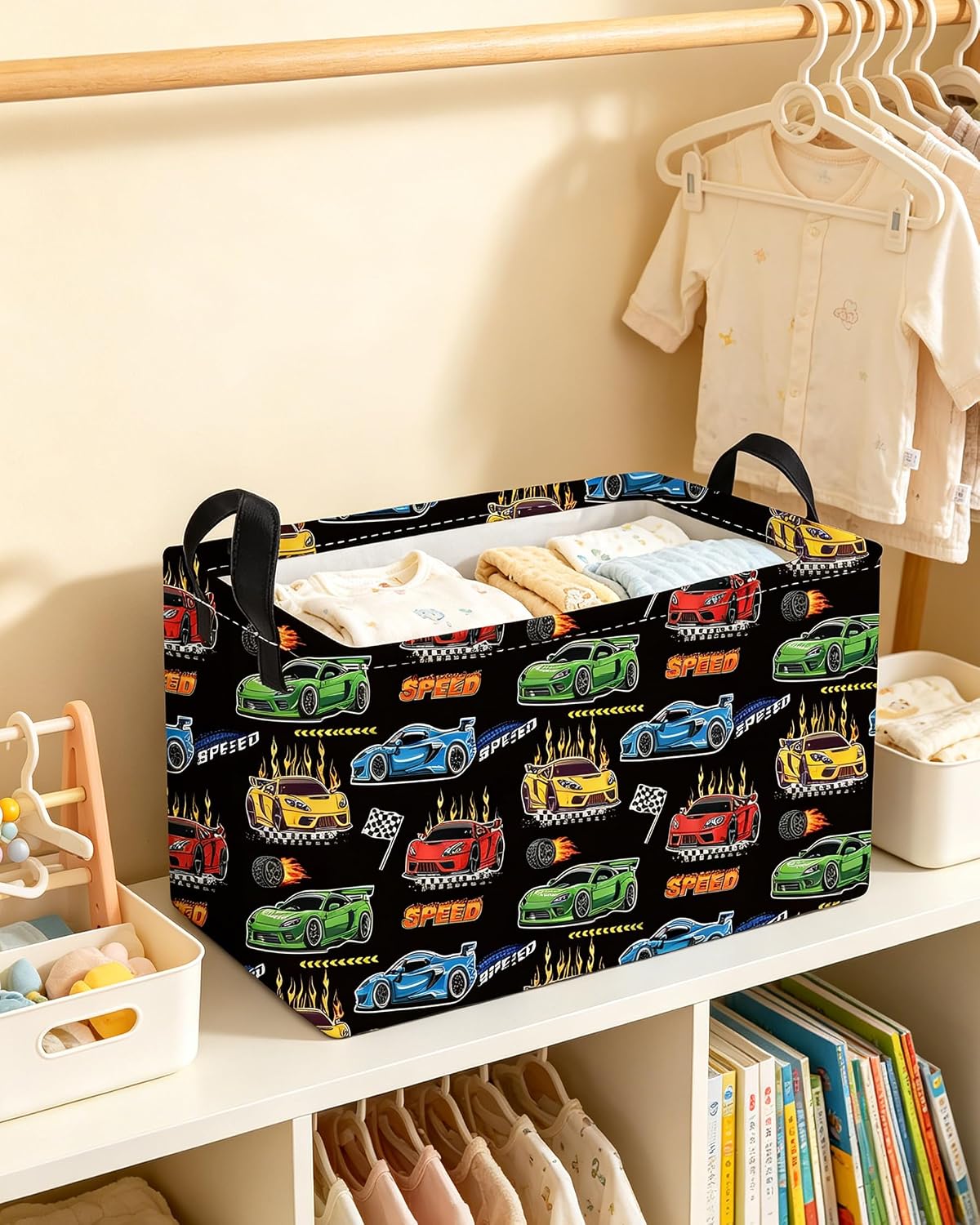 Detalle de Essme Kids Storage Basket, Linen and Cotton