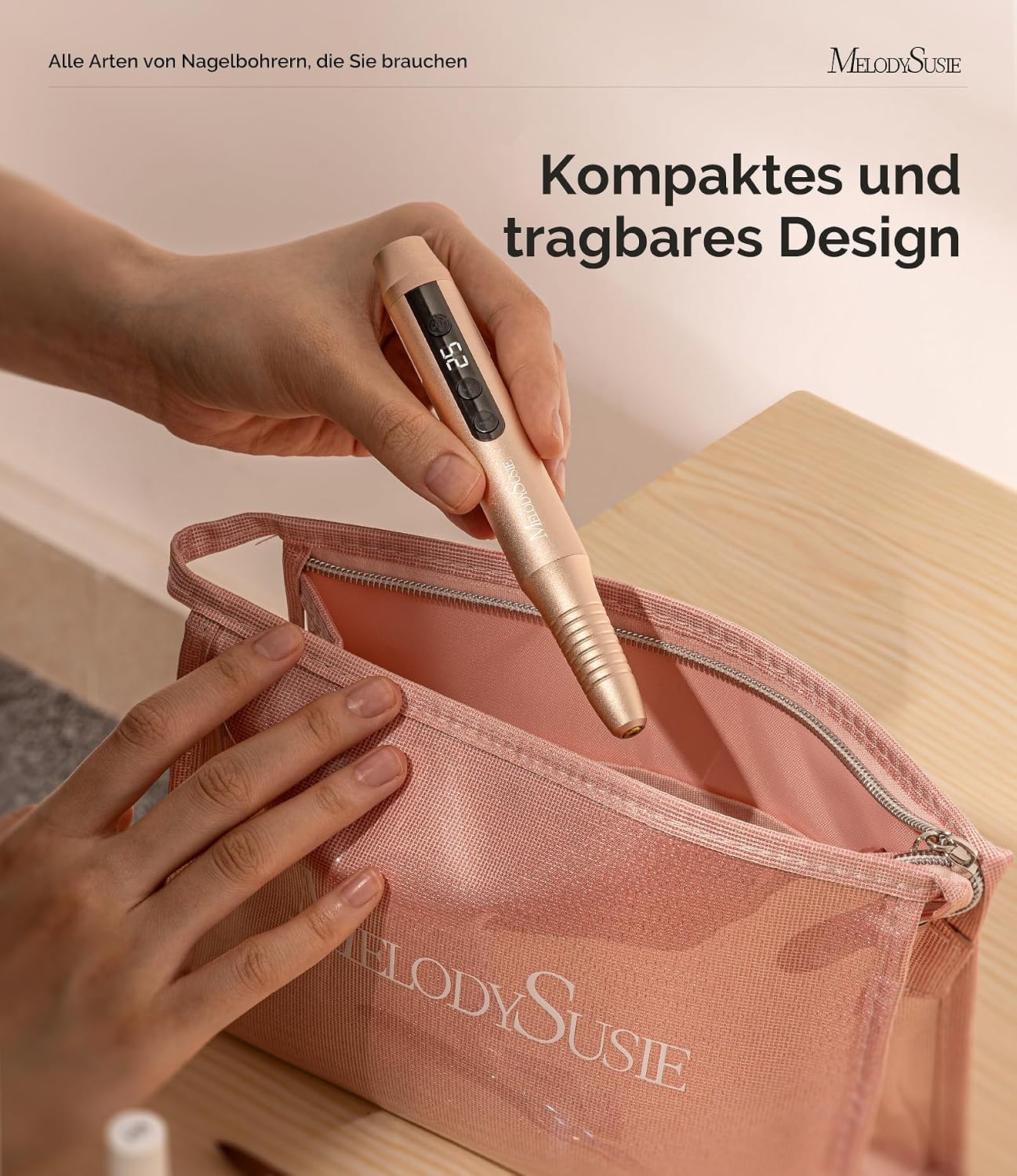 Thumbnail 2 de MelodySusie Kabellos Nagelfräser 25000 U/min