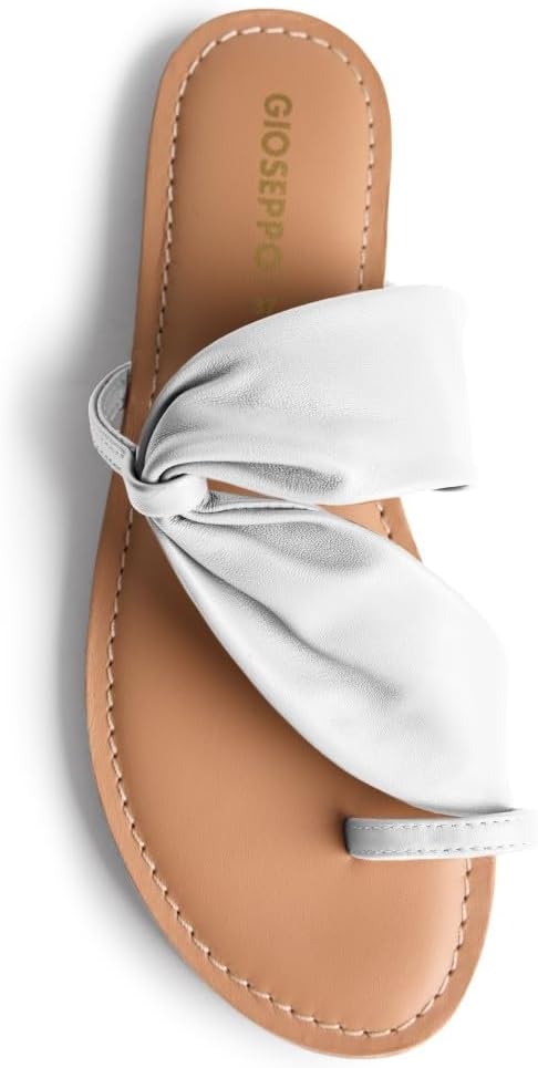 Detalle de GIOSEPPO Femme Kiserian Talon Ouvert – Sandales en cuir à talon ouvert