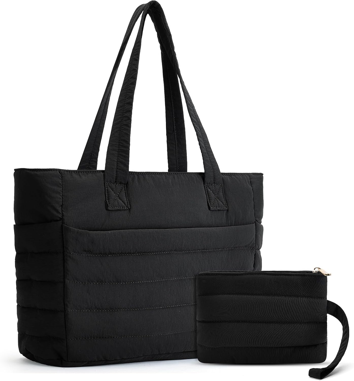 Thumbnail 6 de Axcone Borsa a Mano Trapuntata da Donna con Cerniera, Grande e Impermeabile per Viaggi e Sport