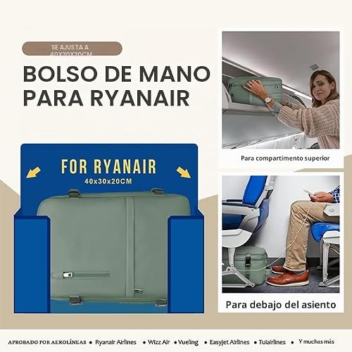 Thumbnail 1 de Xkdoai Mochila de Viaje para Cabina 40x30x20 cm — Ideal para Ryanair y viajes cortos