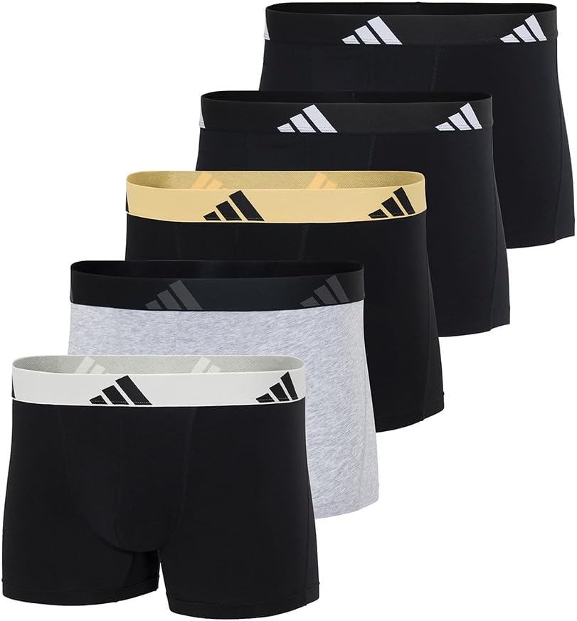 Detalle de adidas Active Flex Cotton – Lot de 5 boxers hommes en coton