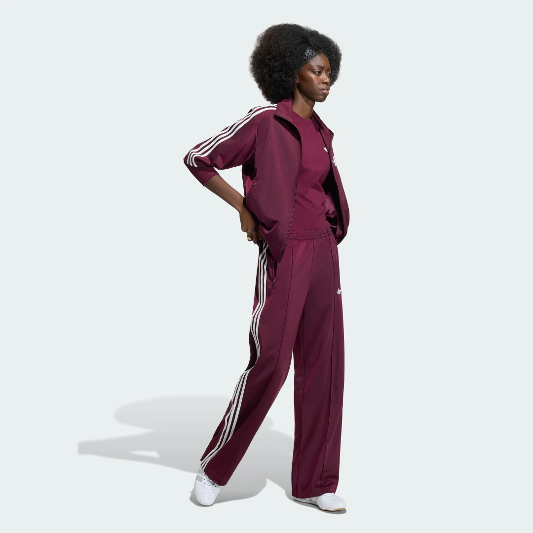 Thumbnail 2 de Pantalón holgado Firebird Adicolor Burgundy de Adidas