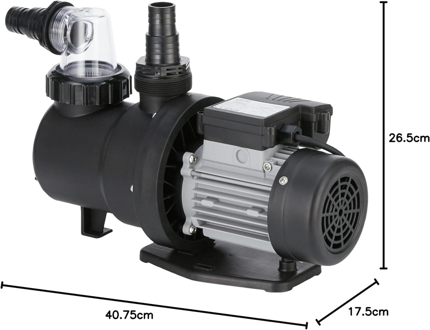 Thumbnail 6 de Gre Filtrationspumpe bis 65 m³, 600 W Ø500 mm, 3/4 CV selbstansaugend
