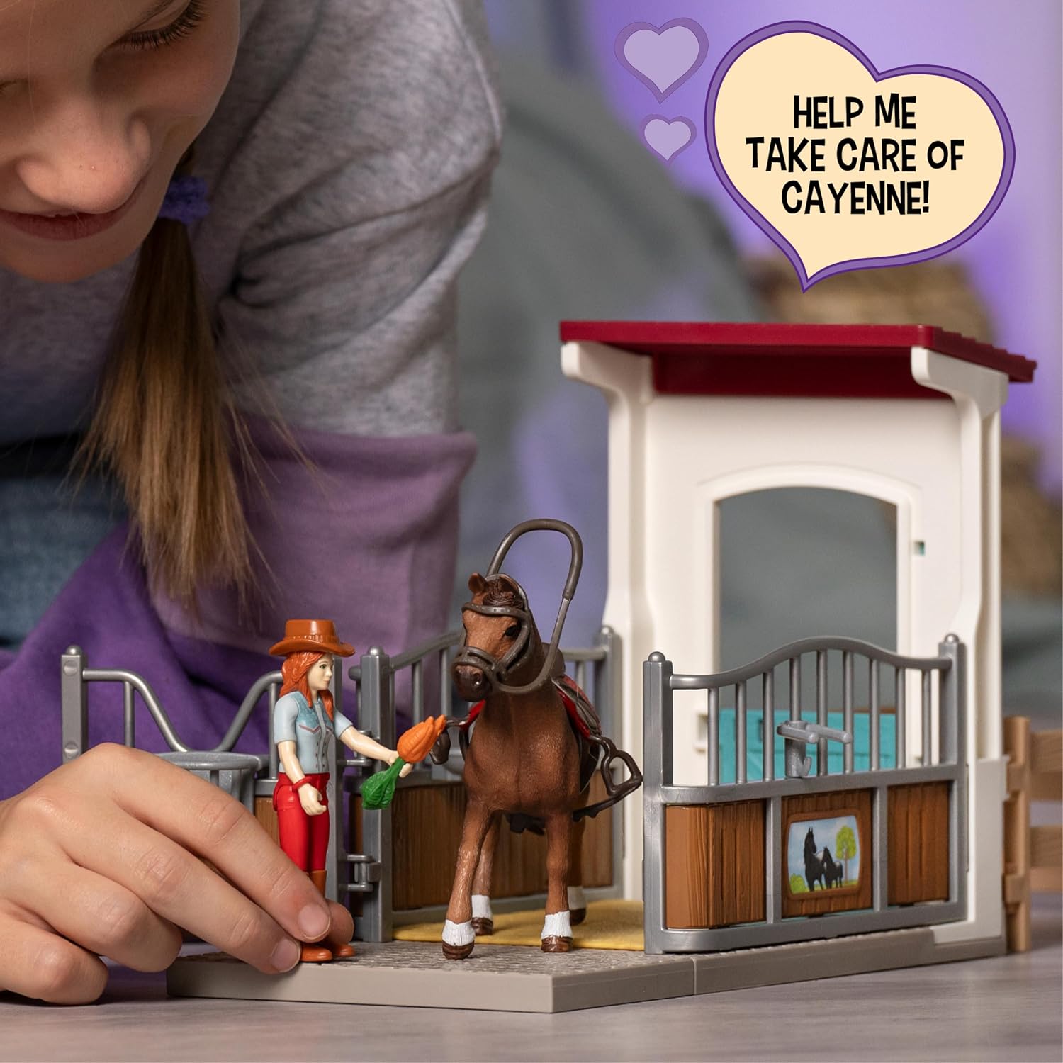 Detalle 2 de Schleich Horse Club 42710 Hannah & Cayenne Playset