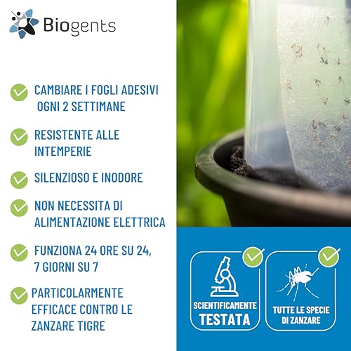 Thumbnail 6 de Biogents BG-GAT Reflect-Tech : Piège extérieur anti-ponte pour moustique tigre (2 pièges + 4 fiches collantes)